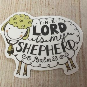 Religious sticker matte finish brand new.